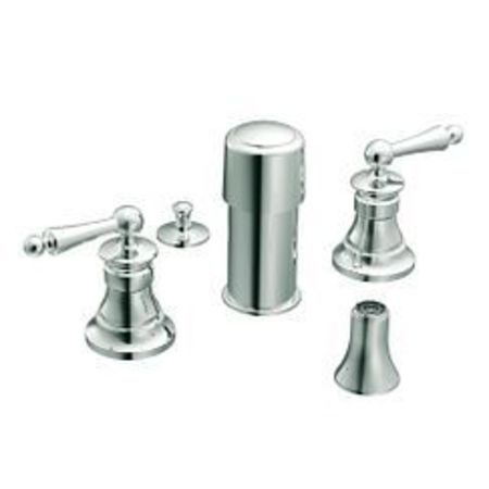 MOEN Chrome Two-Handle Bidet Faucet TS415